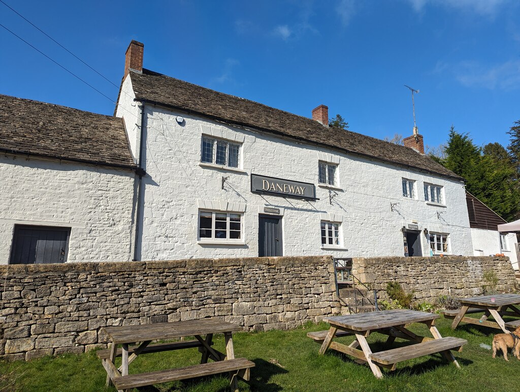 The Daneway Inn beside the old Thames and Severn Canal at Sapperton
