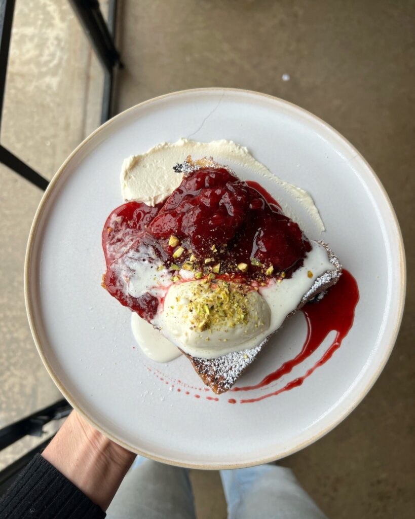 French toast at Ritual Brew Bar & Kitchen, Cheltenham